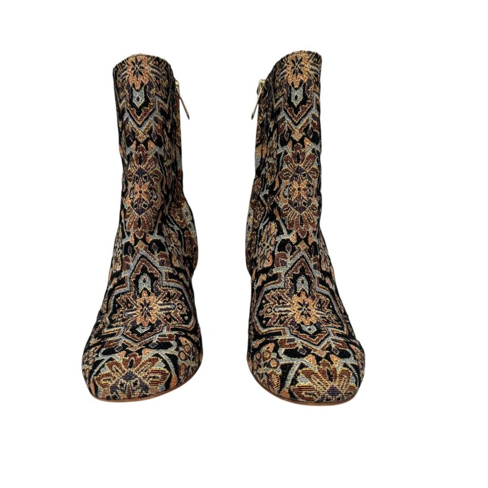 Sam Edelman for Anthropologie Corra Tapestry Ankle Boots Sz 7 - Picture 5 of 16